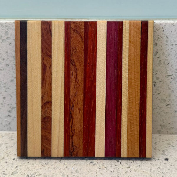 Hand Made Coasters Crafted In The UK And Made From Various Hardwoods.